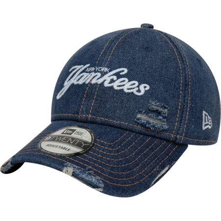 ACCESORII - Sapca New Era Denim Distress 9Twenty NY Yankees - 60771839