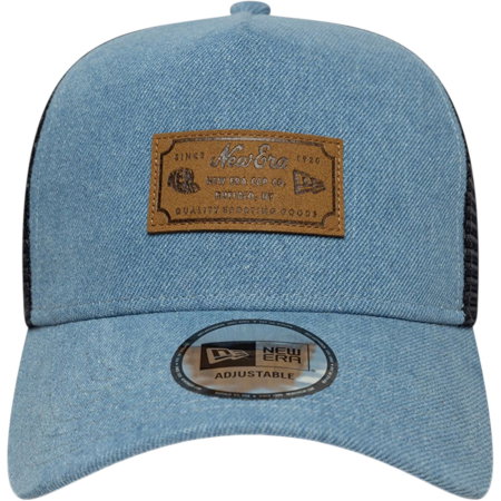Sapca New Era Denim Leather Patch Trucker - 60856334 [1]