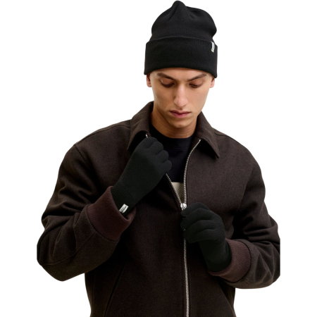 Set cadou JACK &JONES Cooper Beanie And Gloves Giftbox - 12289070-Black [2]