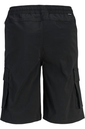 Short JACK &JONES Cole Axis Tech Cargo Mid - 12292046-Black [1]