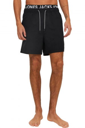 Short JACK &JONES Fiji Swim DB - 12227254-Black S [2]