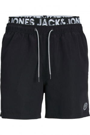 Short JACK &JONES Fiji Swim DB - 12227254-Black S [0]
