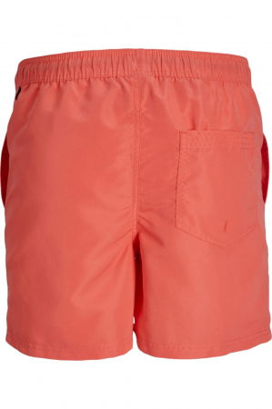 Short JACK &JONES Fiji Swim Solid - 12225961-Hot Coral [1]
