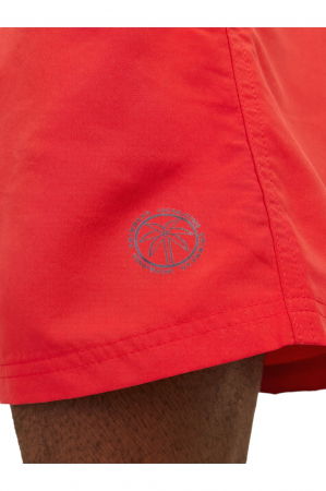 Short JACK &JONES Fiji Swim Solid - 12225961-True Red [5]