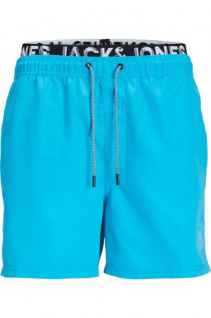 Short JACK &JONES Fiji Swim Solid - 12227254-Blue S [0]
