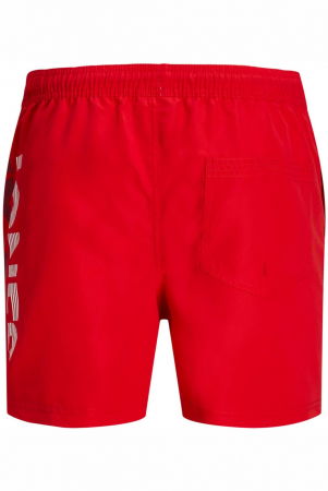 Short JACK &JONES Fiji Swim Splicelogo - 12225967-Chinese Red [1]