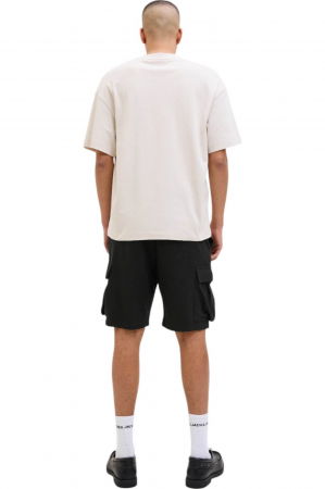 Short JACK &JONES Gordon Loui Cargo Mid - 12268777-Black [1]