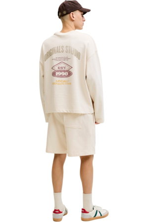 Short JACK &JONES Karl Norrebro SN - 12292565-Antique White [1]