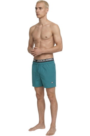 Short JACK &JONES Maui Surf Double Swim - 12291404-Colonial Blue [4]