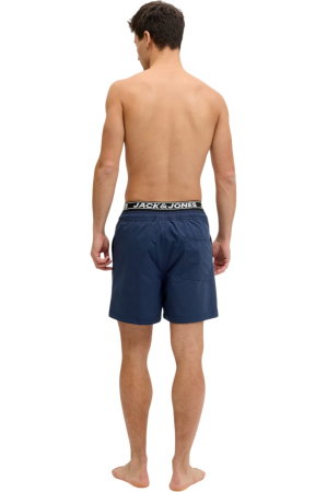 Short JACK &JONES Maui Surf Double Swim - 12291404-Navy Blazer [1]