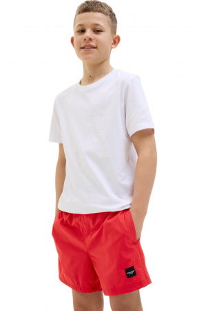 Short JACK &JONES Maui Swim DB JNR - 12273847-True Red [4]