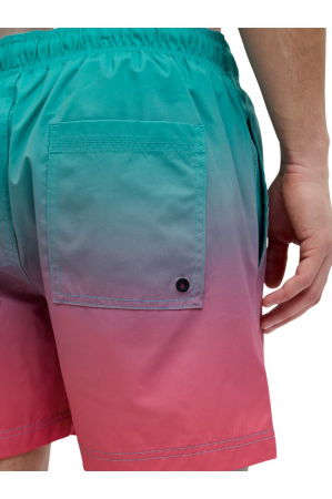 Short JACK &JONES Maui Swim Dip Dye AKM - 12272952-Scuba Blue [2]