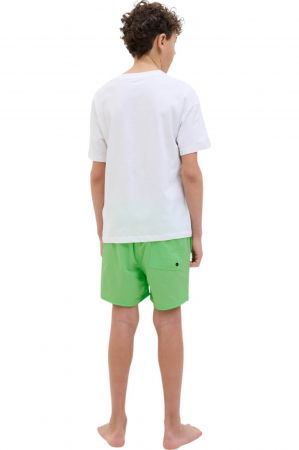 Short JACK &JONES Maui Swim Double Logo JNR - 12273841-Summer Green [1]