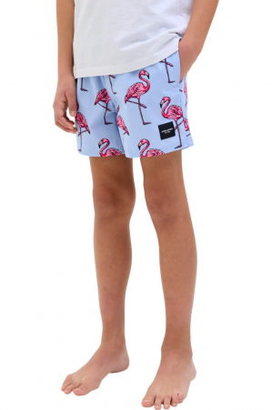 ÎMBRĂCĂMINTE - Short JACK &JONES Maui Swim Novelty AOP JNR - 12273843-Cashmere Blue