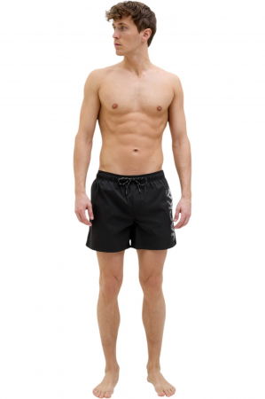 Short JACK &JONES Maui Swim Slice Logo AKM SN - 12275129-Black [4]