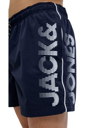 Short JACK &JONES Maui Swim Slice Logo AKM SN - 12275129-Navy Blazer [3]