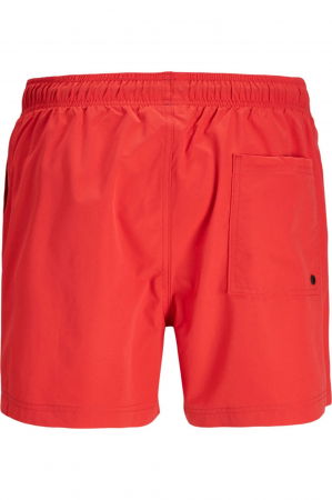 Short JACK &JONES Maui Swim Solid AKM - 12272776-True Red [1]