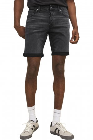 Short JACK &JONES Rick Fox - 12249085-Black Denim [0]