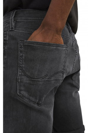 Short JACK &JONES Rick Fox - 12249085-Black Denim [3]