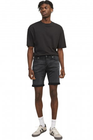 Short JACK &JONES Rick Fox - 12249085-Black Denim [6]
