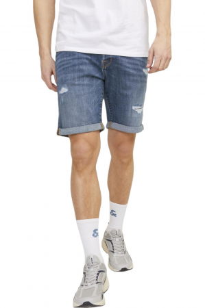 PANTALONI SCURȚI - Short JACK &JONES Rick Fox - 12250490-Blue Denim