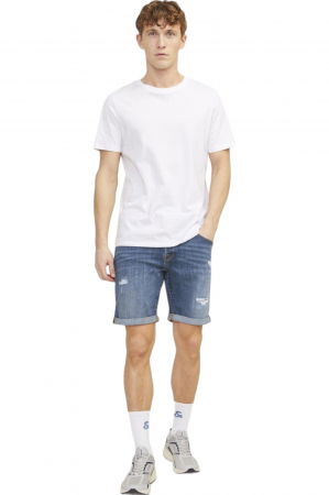 Short JACK &JONES Rick Fox - 12250490-Blue Denim [2]