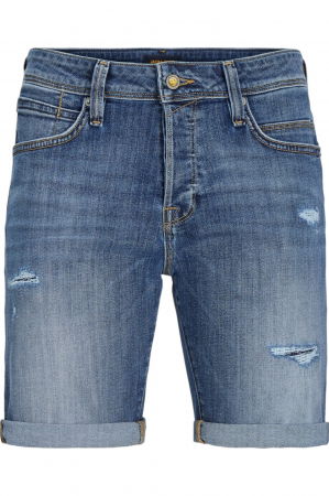 Short JACK &JONES Rick Fox - 12250490-Blue Denim [7]