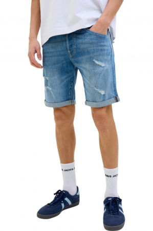 REDUCERI - Short JACK &JONES Rick Fox Jeans - 12269608-Blue Denim
