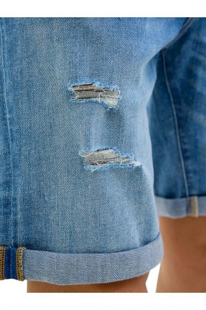 Short JACK &JONES Rick Fox Jeans - 12269608-Blue Denim [3]