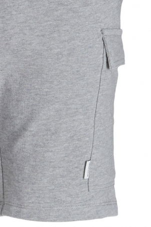 Short JACK &JONES Shark Cargo - 12229078-Light Grey Melange [2]