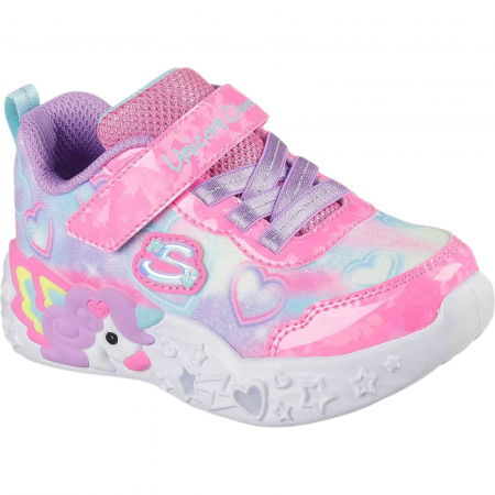 Skechers Unicorn Charmer - Lil Heart Sparkles - 303064N-PKMT [3]