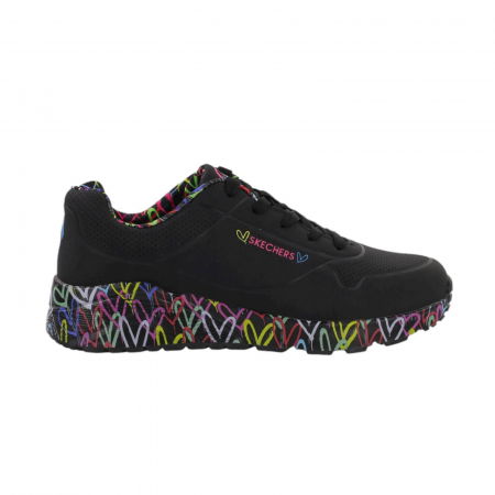 REDUCERI - Skechers Uno Lite - Lovely Luv - 314976L-BKMT