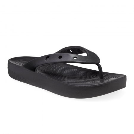 REDUCERI - Slapi Crocs Classic Platform Flip W - 207714-001