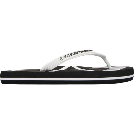 ȘLAPI ȘI PAPUCI SPORT - Slapi Emporio Armani EA7 Flip Flop Oversize Logo - AF22188-7X000659-MC001
