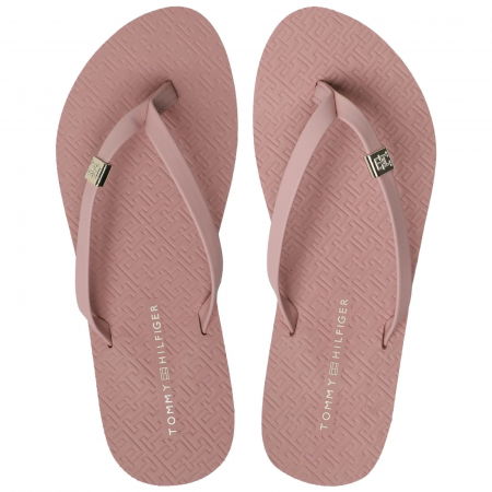 Slapi Tommy Hilfiger Monogram Flat Sandal - FW0FW06964-TQS [1]