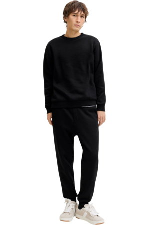 BĂRBAŢI - Trening JACK &JONES Bradley Sweat Crew Set MP - 12288670-Black