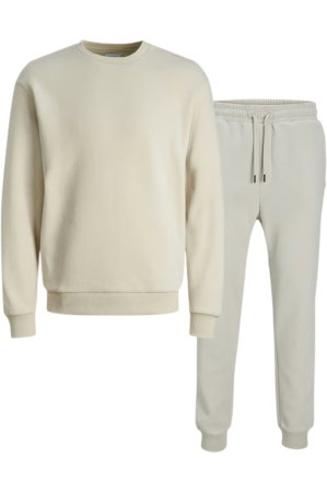 BĂRBAŢI - Trening JACK &JONES Bradley Sweat Crew Set MP - 12288670-Moonbeam
