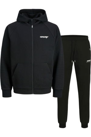 BĂRBAŢI - Trening JACK &JONES Gordon Thatcher Sweat MP Set - 12288280-Black