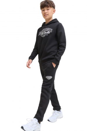 Trening JACK &JONES Makoto Hood Set JNR - 12287777-Black [5]