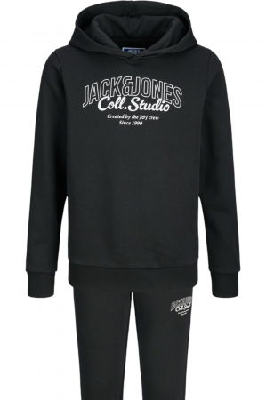 Trening JACK &JONES Makoto Hood Set JNR - 12287777-Black [4]
