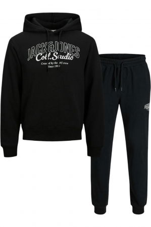Trening JACK &JONES Makoto Sweat Hood Set Mp - 12287655-Black [0]