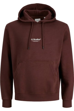 Trening JACK &JONES Soho Sweat Hood Set Mp - 12288673-Bitter Chocolate [1]