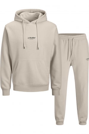 Trening JACK &JONES Soho Sweat Hood Set Mp - 12288673-Moonbeam [0]
