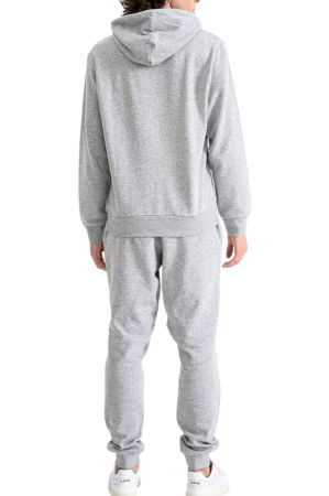 Trening JACK &JONES Yuki Sweat Hood Bf Set  - 12288296-Light Grey Melange [1]