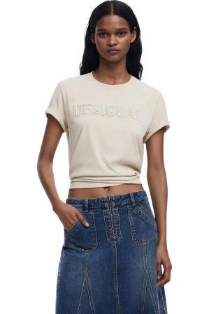 TRICOURI - Tricou Desigual Brandy - 25SWTK17-1001