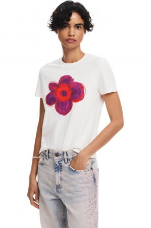 Tricou Desigual Droppi - 24WWTK66-1000 [0]