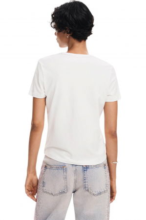 Tricou Desigual Droppi - 24WWTK66-1000 [1]