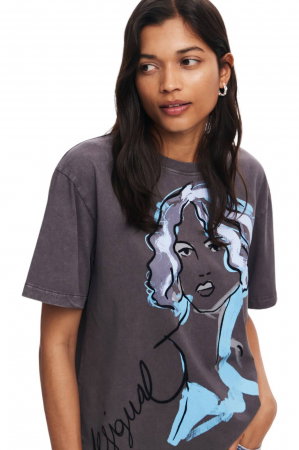 Tricou Desigual Faced - 24WWTK65-2002 [4]