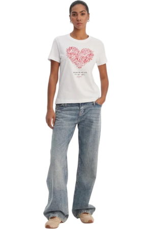 Tricou Desigual Heart - 26SWTK06-1000 [3]