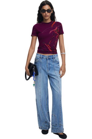 Tricou Desigual Lala Abstract - 25WWTK16-3161 [5]